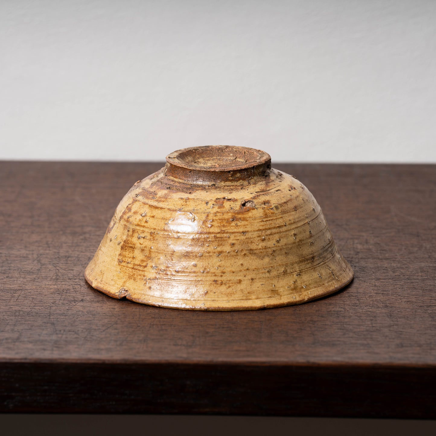 李朝 黄伊羅保茶碗