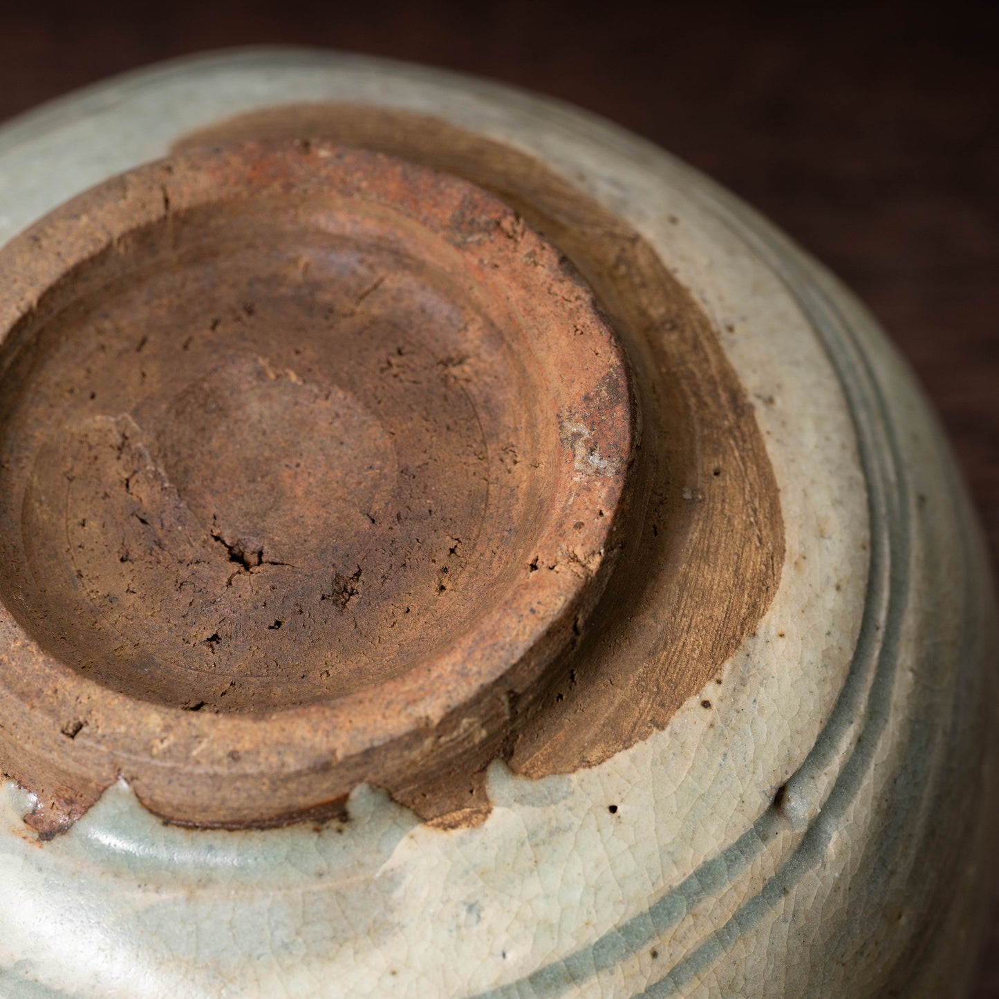 Joseon Dynasty Buncheong Ware Scraping Vases with iron-glaze Flower Design