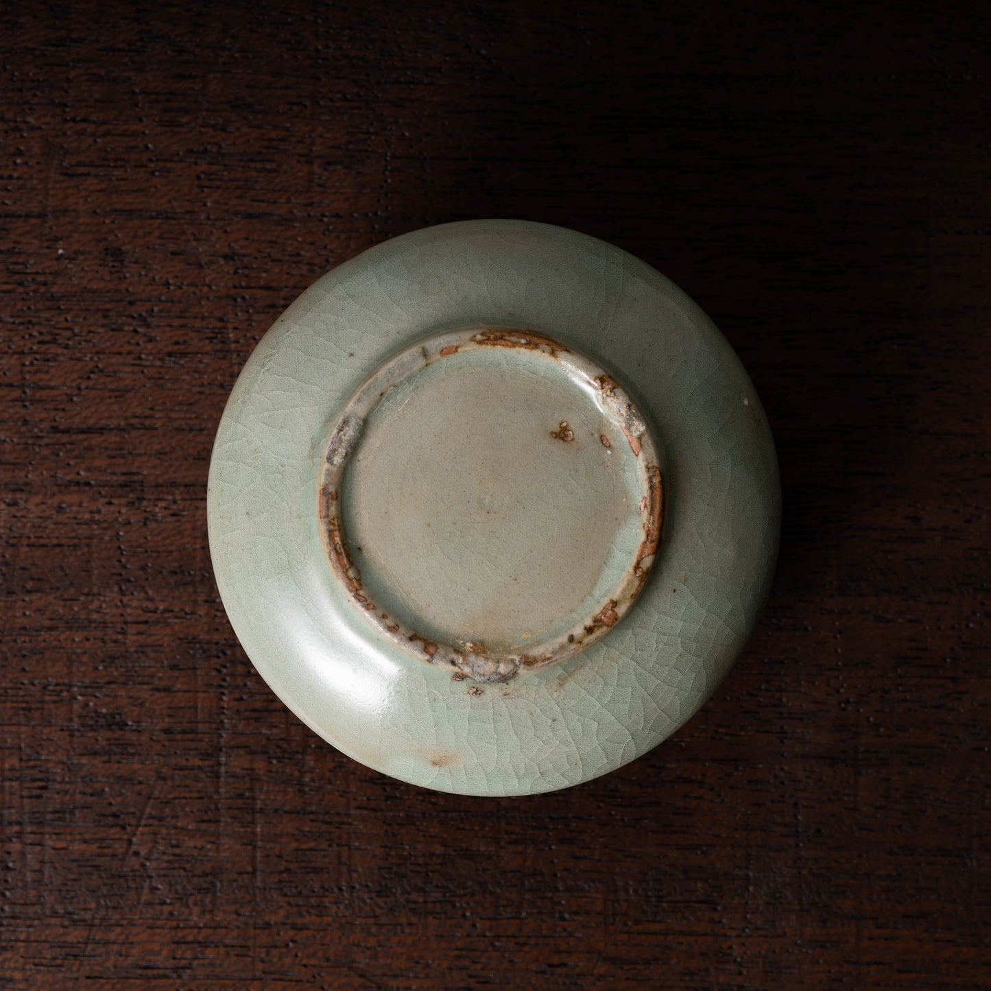 Goryeo Celadon Oil Pot with Inlaid Peony Design