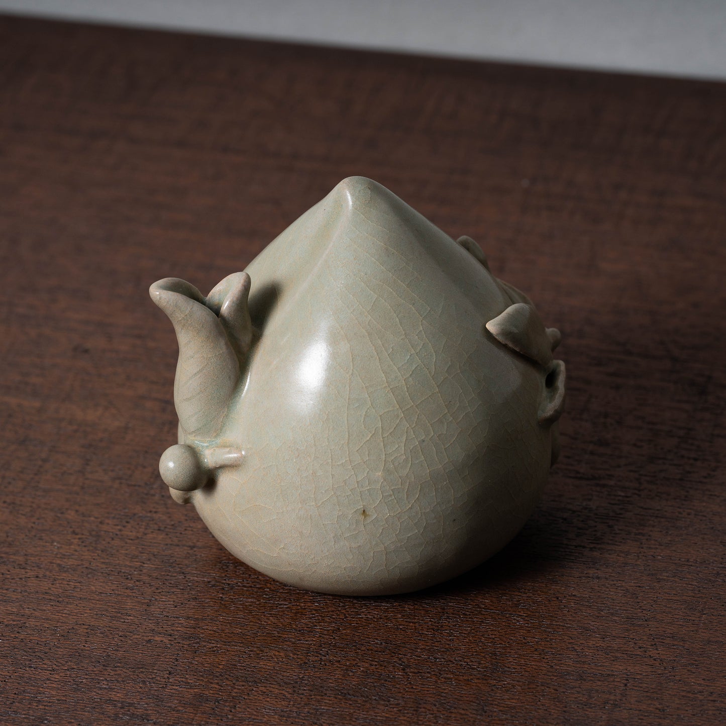 Goryeo Celadon Water Dropper with Peach Shaped