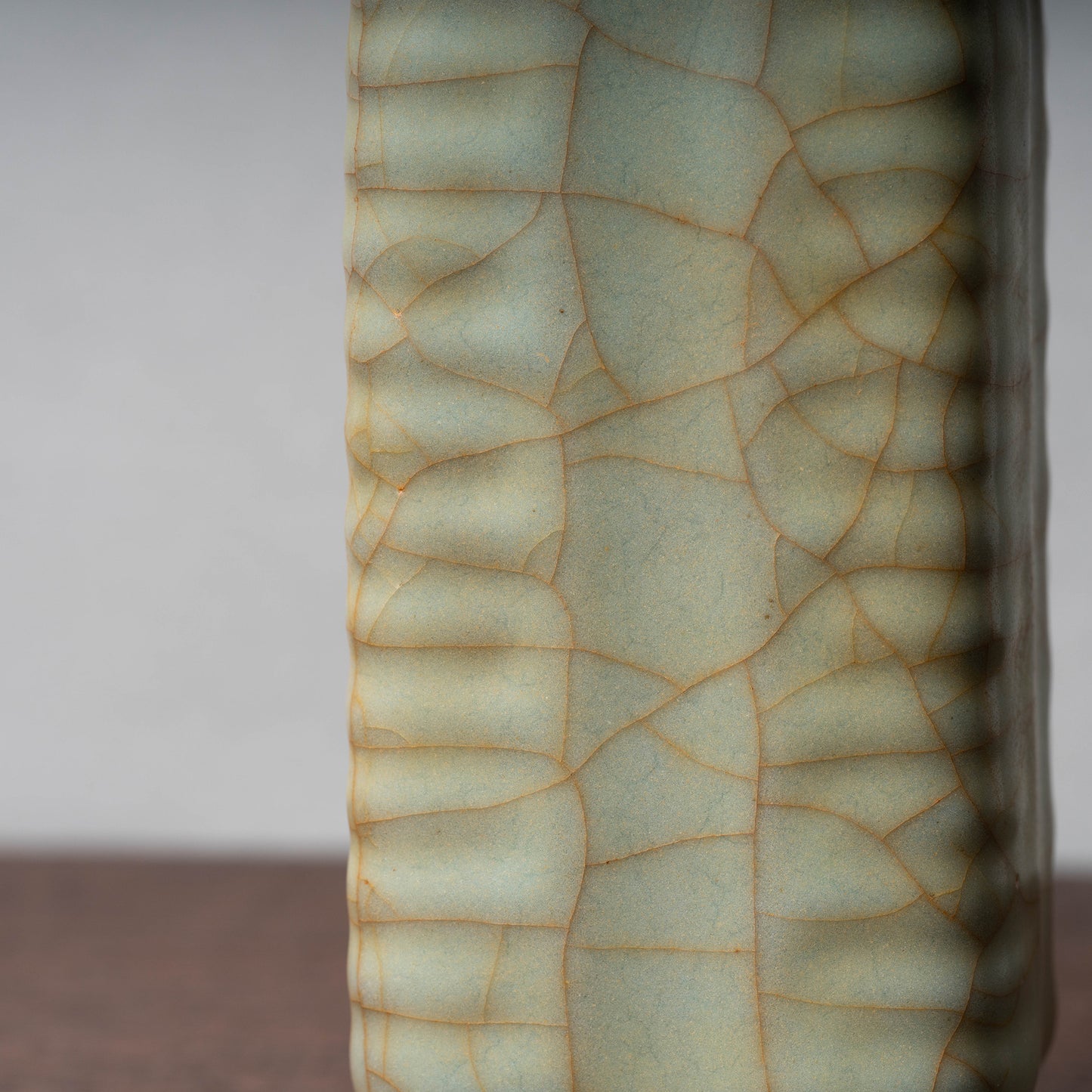 Southern Song Dynasty Guan ware Celadon Jade Object Bottle