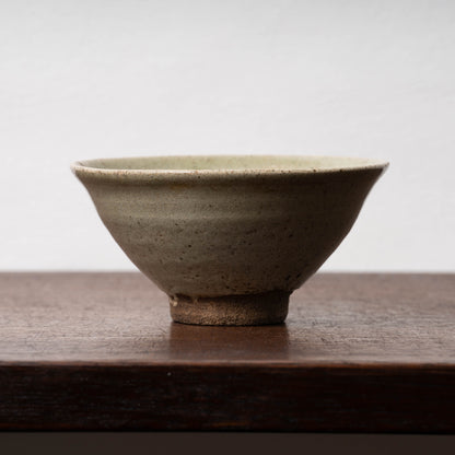 Joseon Dynasty Ido-Shaped Tea Bowl with Iron Graze Spots