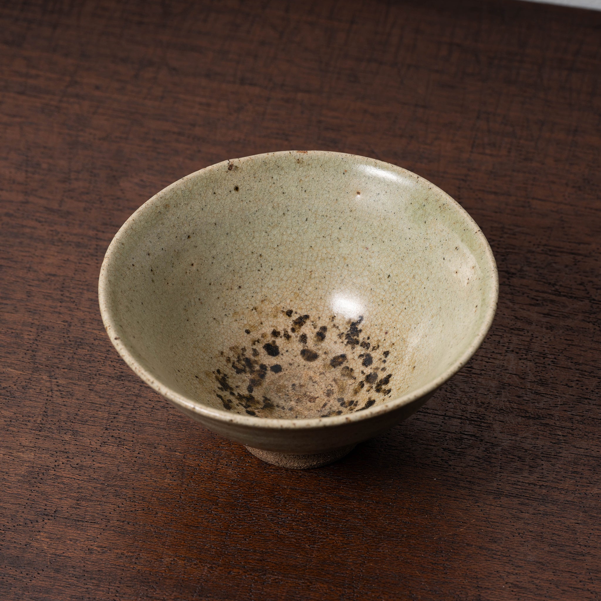 古代 李朝 白釉茶碗 11cm 163g たえち け4-0506-