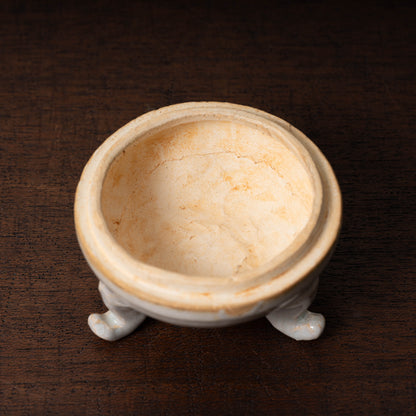Tang Dynasty Jingdezhen ware White Porcelain Censer with Horse Design