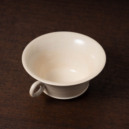 Tang Dynasty Xing ware White Porcelain Tea Bowl with Ear