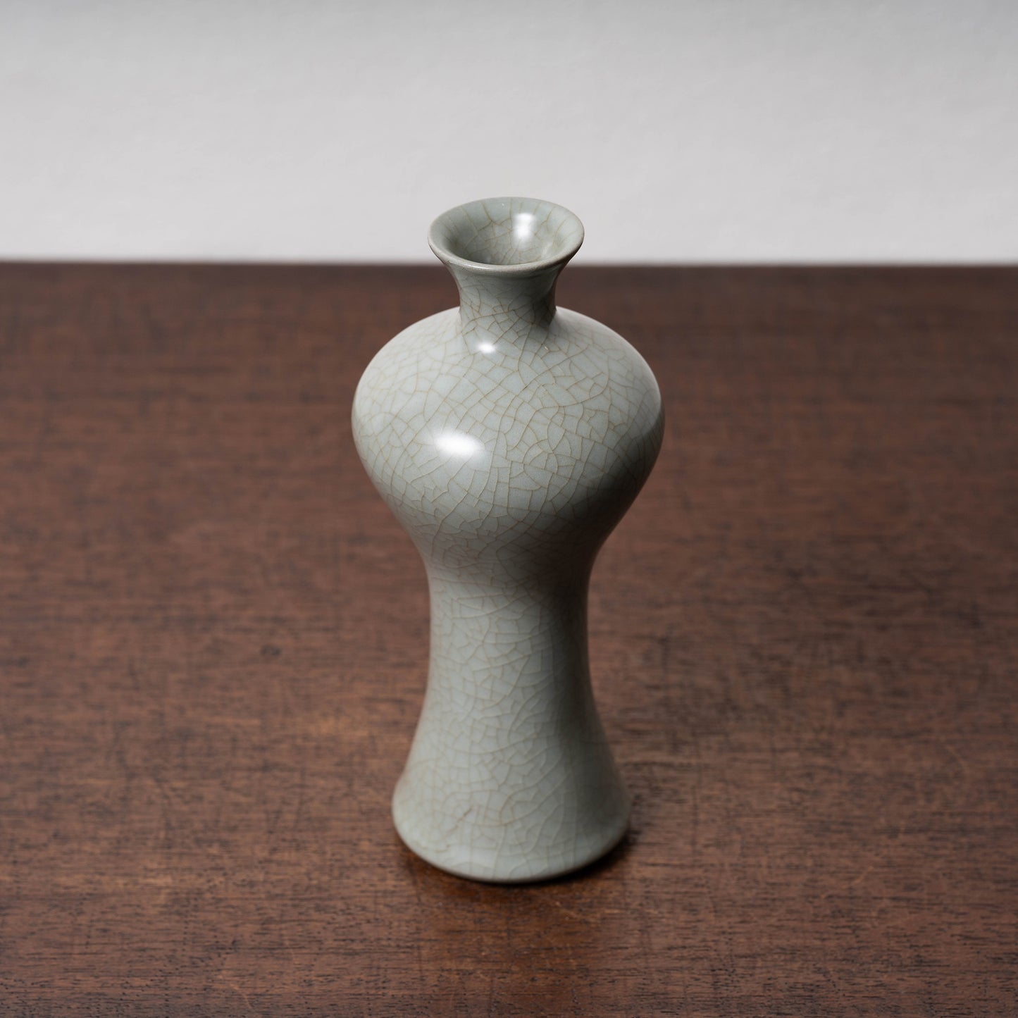 Southern Song Dynasty Guan ware Celadon Small Meiping Vase