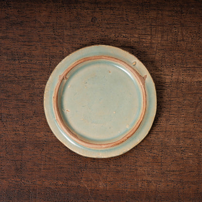 高麗 青磁象嵌梵字文有蓋壺