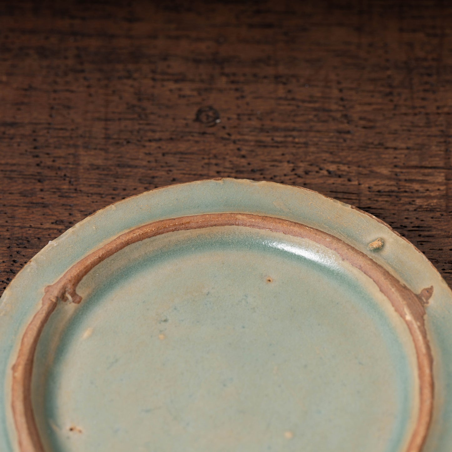 高麗 青磁象嵌梵字文有蓋壺