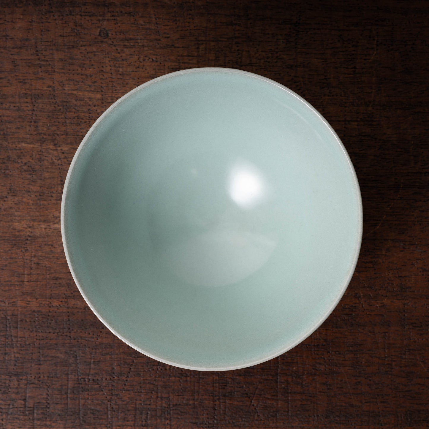 Ming Dynasty Longquan ware Celadon Tea Bowl with Lotus Design