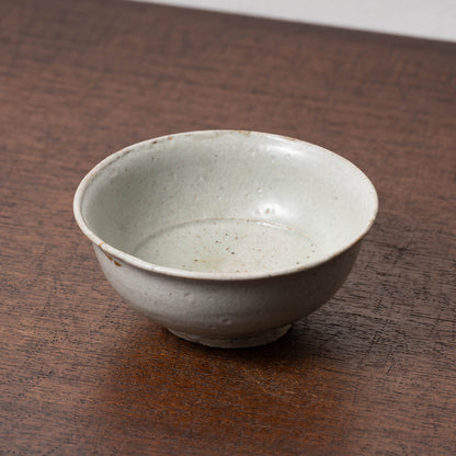 Joseon Dynasty White Glaze Small Tea Bowl (Katade Type)