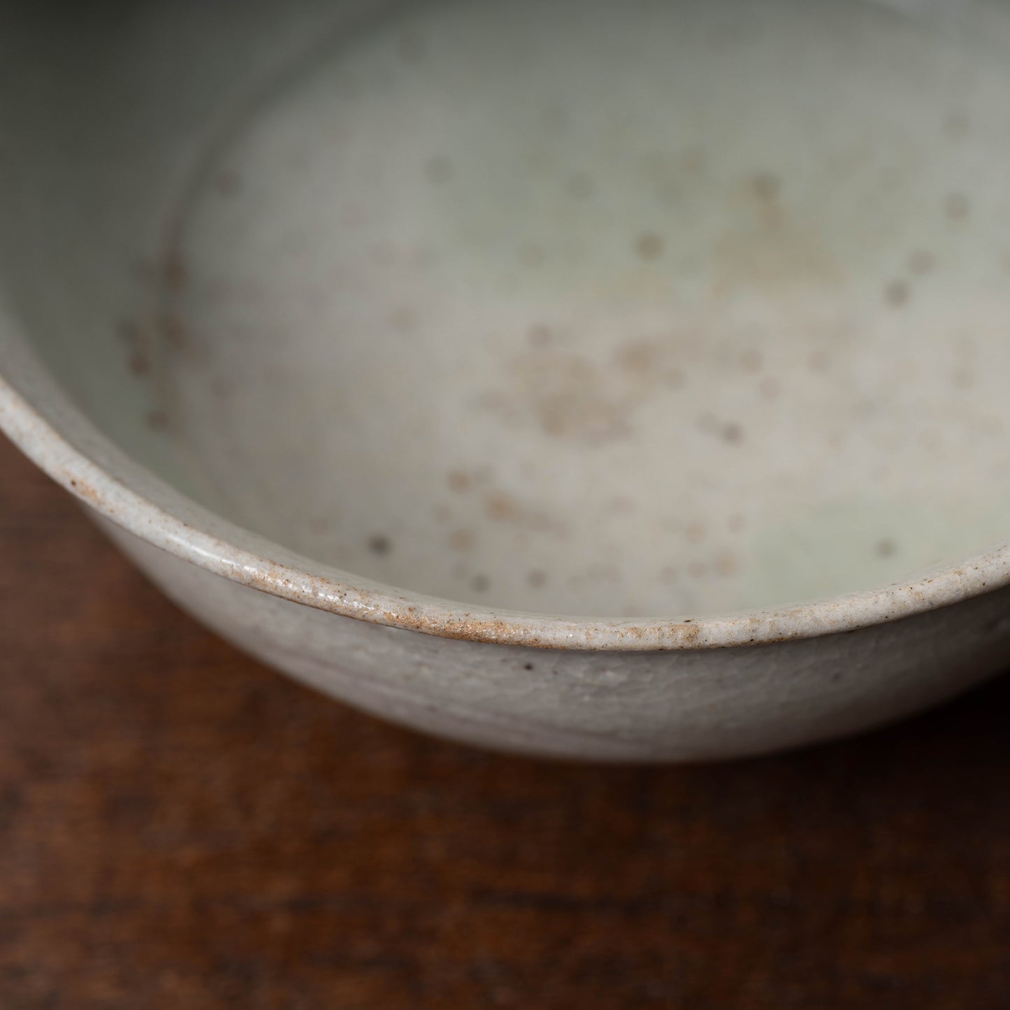 Joseon Dynasty White Glaze Small Tea Bowl (Katade Type)