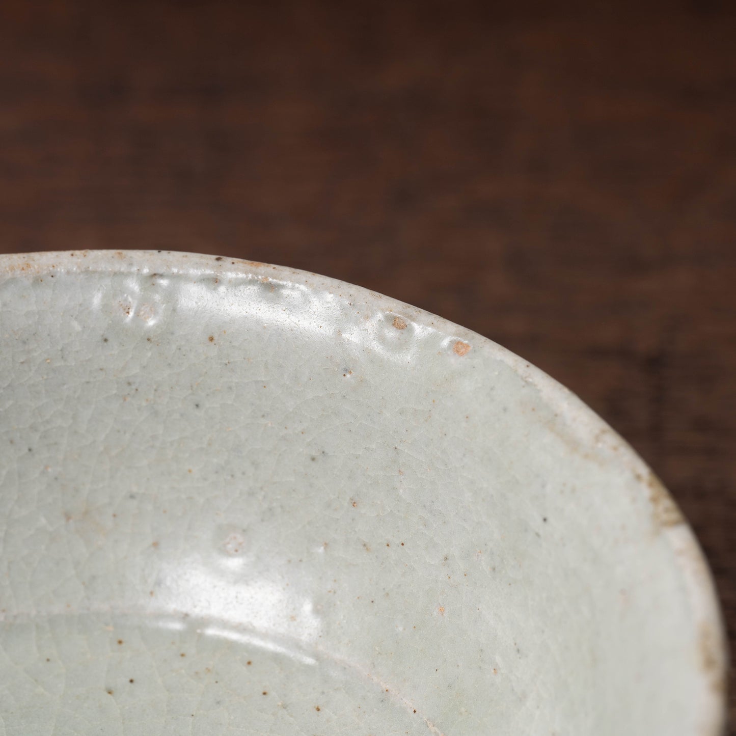 Joseon Dynasty White Glaze Small Tea Bowl (Katade Type)