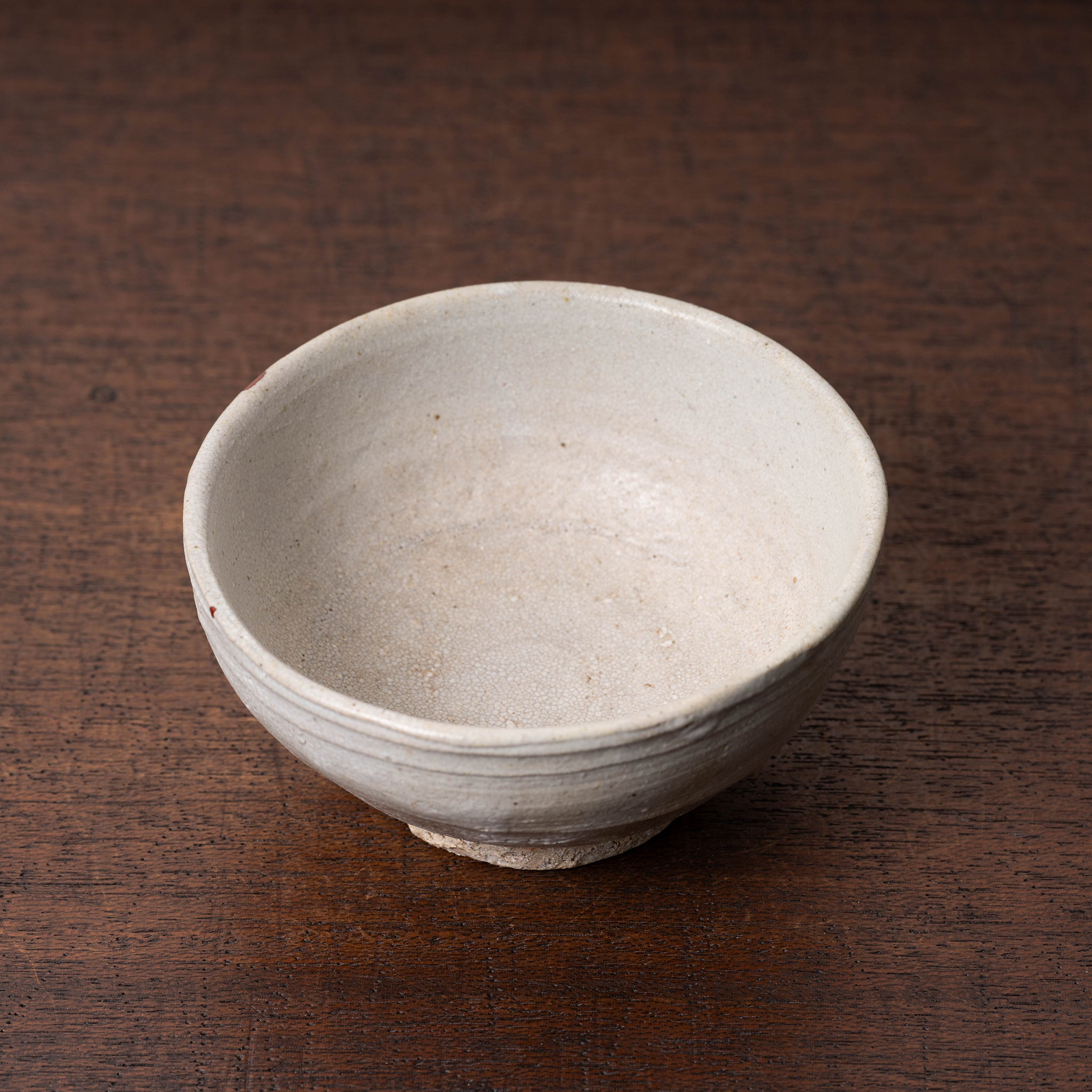 日本最大のブランド 古代 李朝 白磁茶碗 直径10.7㎝ タサコサ さ4 