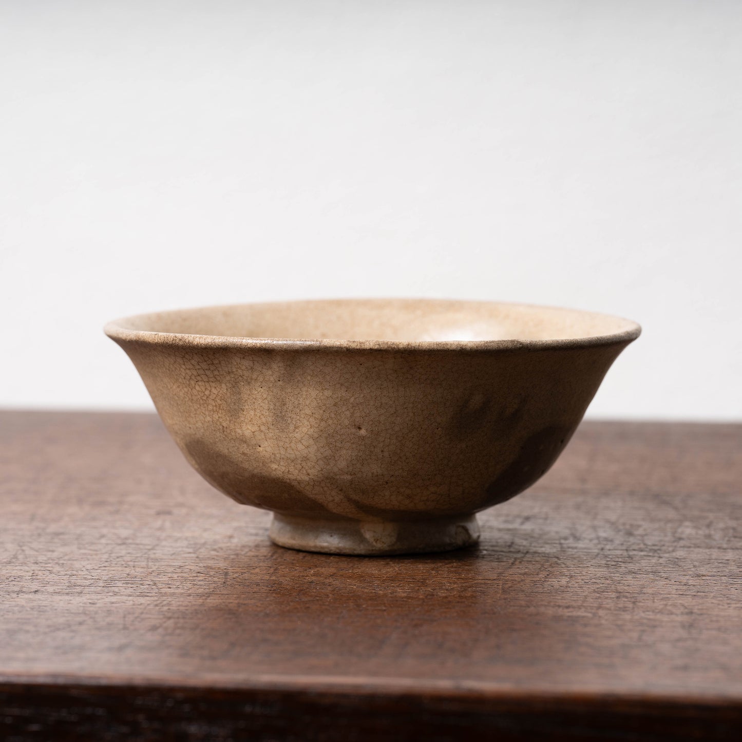 Joseon Dynasty White Glaze Tea Bowl (Kohiki Type)