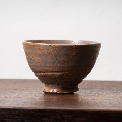 Joseon Dynasty Goki-type Tea Bowl with Spiral Bottom