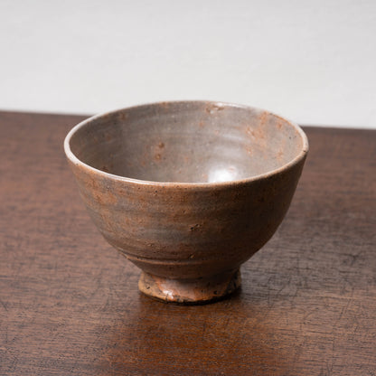 Joseon Dynasty Goki-type Tea Bowl with Spiral Bottom