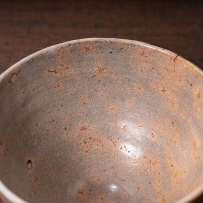 Joseon Dynasty Goki-type Tea Bowl with Spiral Bottom