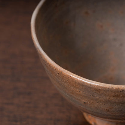 Joseon Dynasty Goki-type Tea Bowl with Spiral Bottom