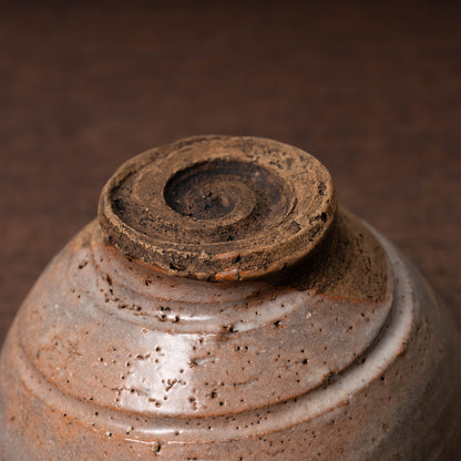 Joseon Dynasty Goki-type Tea Bowl with Spiral Bottom