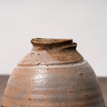 Joseon Dynasty Goki-type Tea Bowl with Spiral Bottom