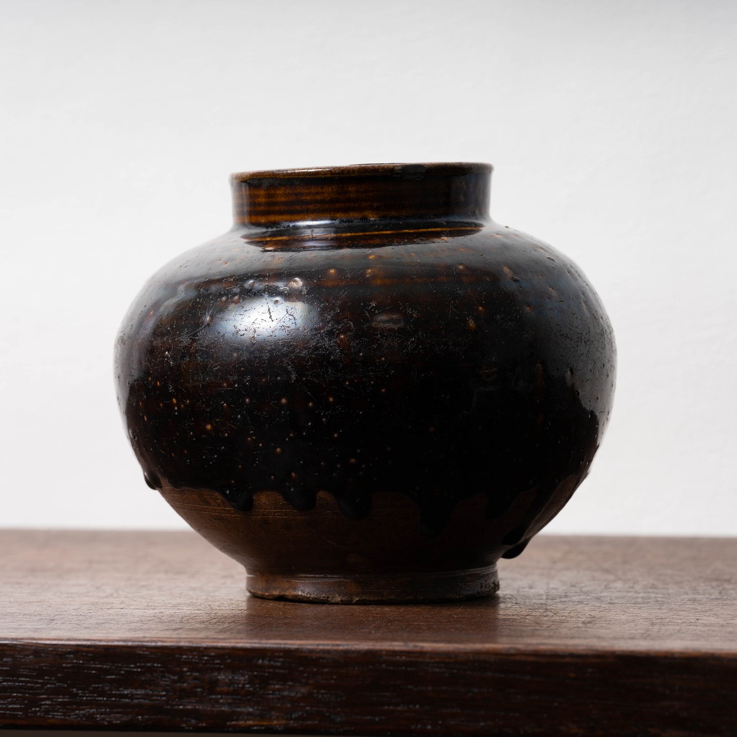 Seto ware Iron Glaze Jar