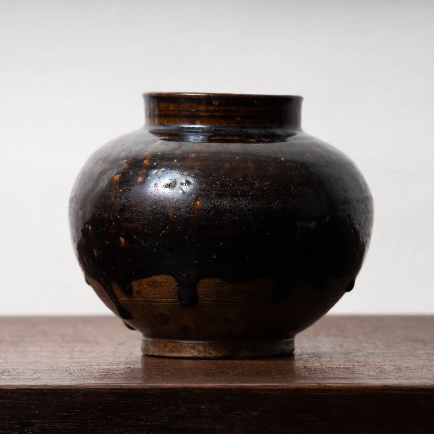 Seto ware Iron Glaze Jar