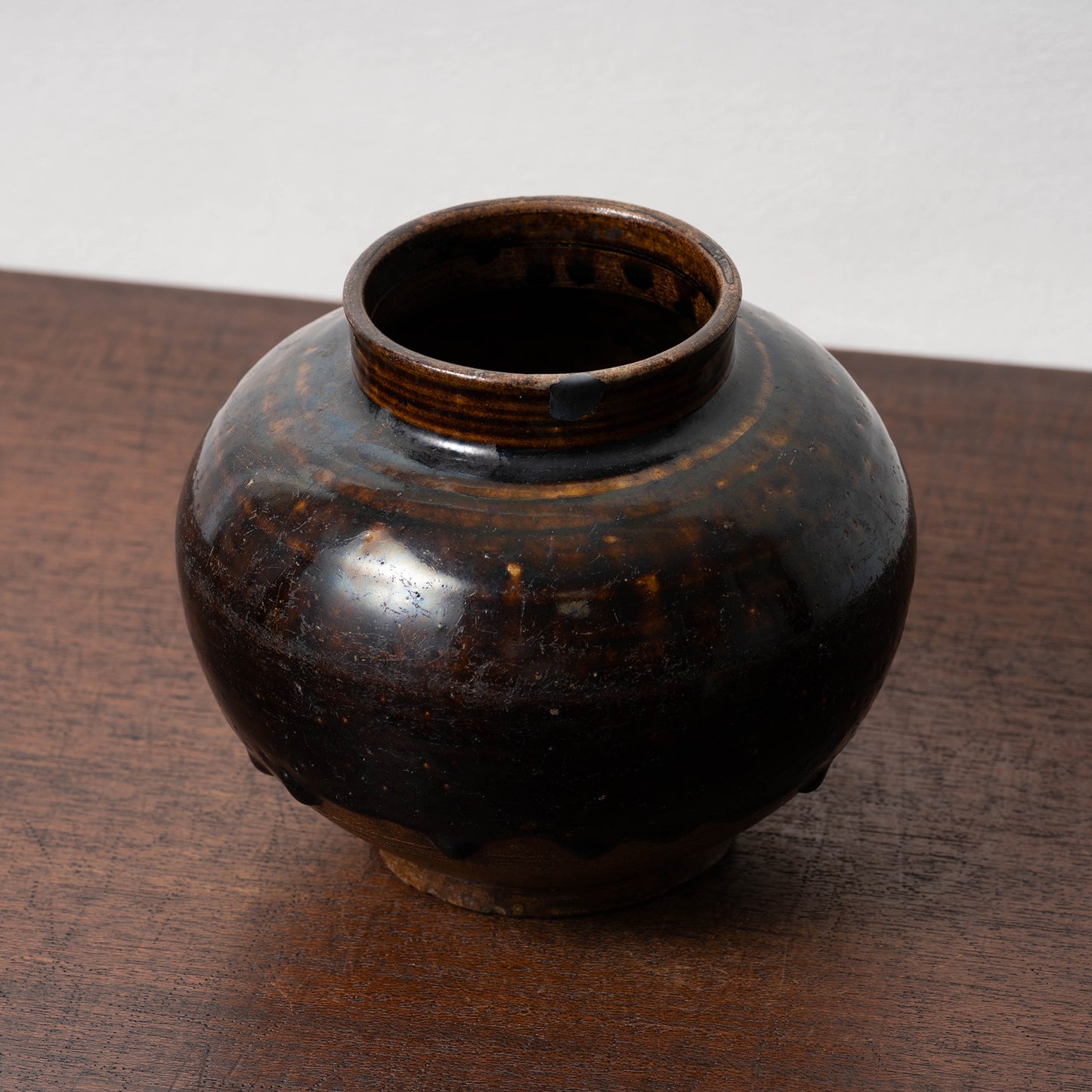 Seto ware Iron Glaze Jar