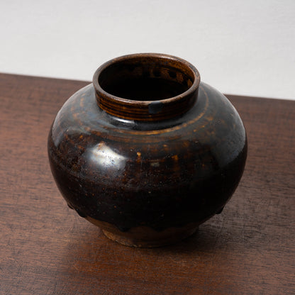 Seto ware Iron Glaze Jar