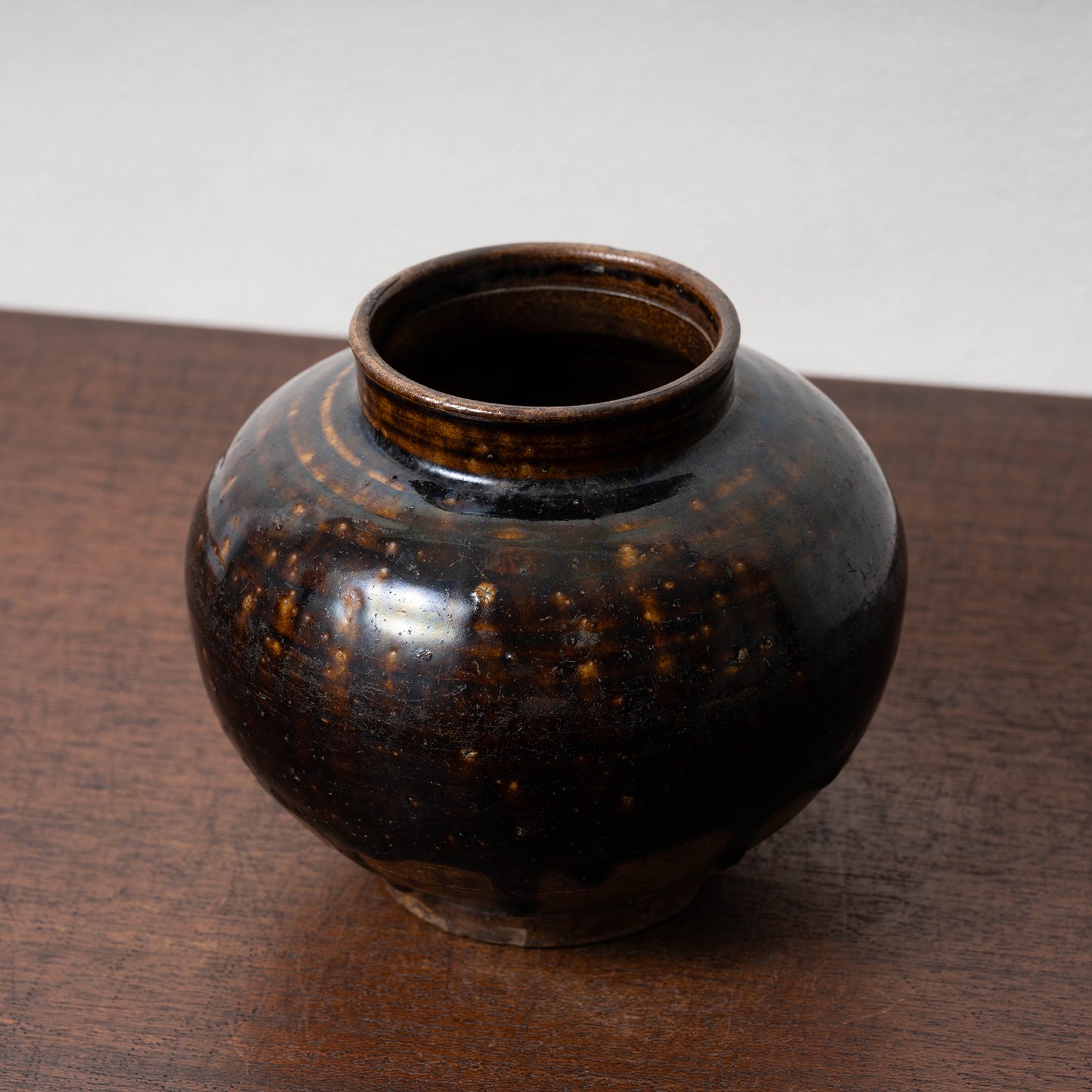 Seto ware Iron Glaze Jar