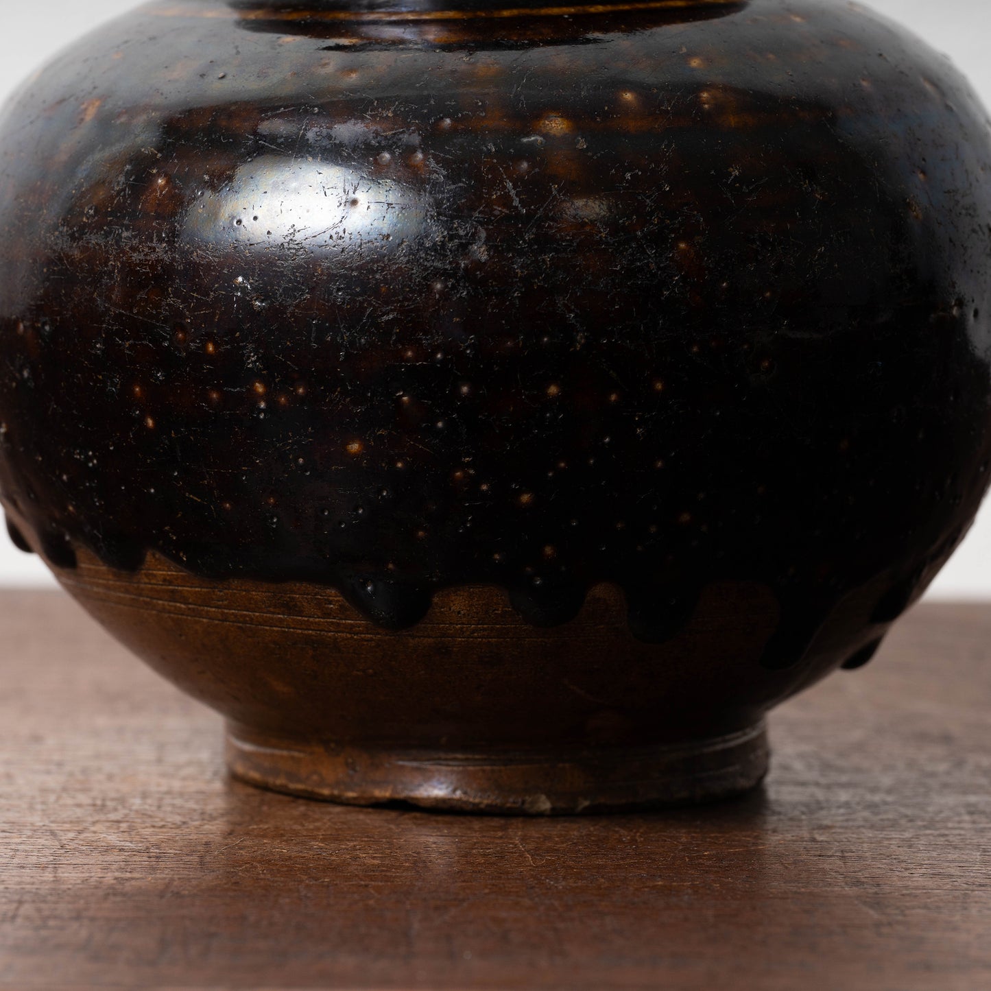 Seto ware Iron Glaze Jar