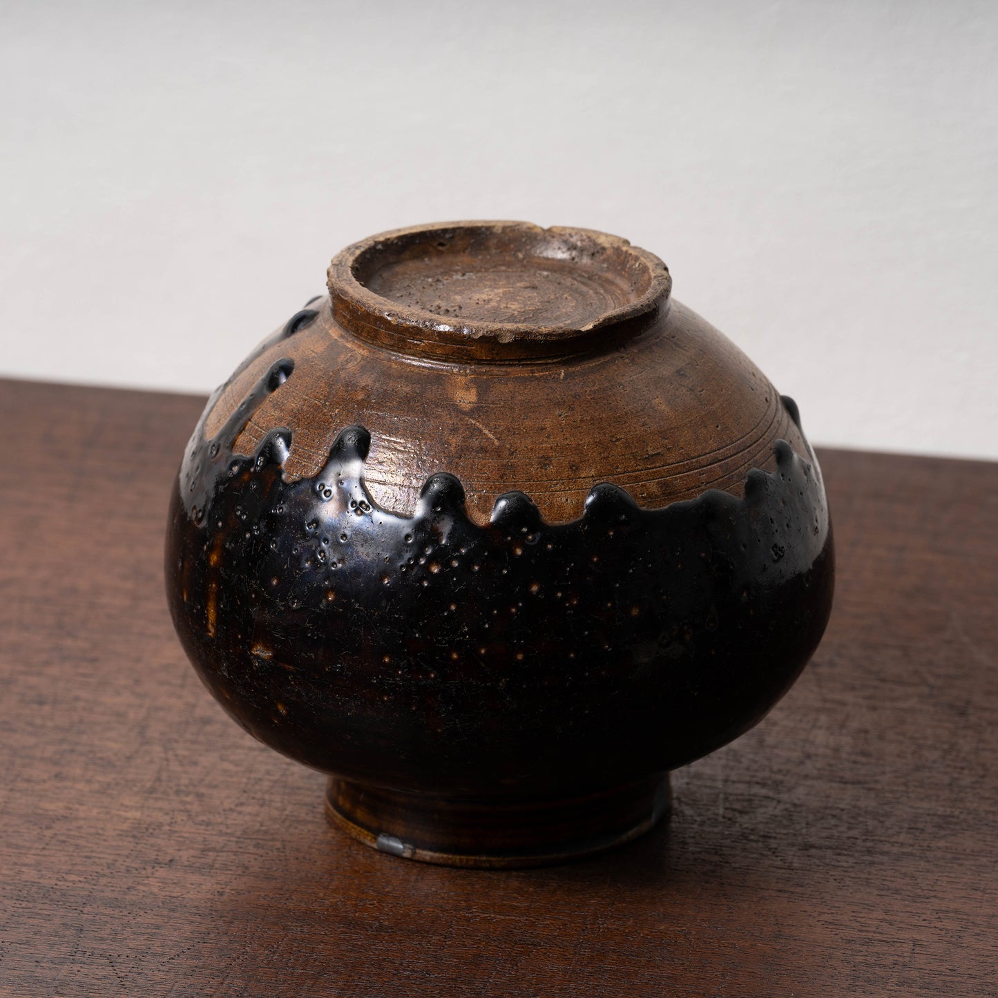 Seto ware Iron Glaze Jar