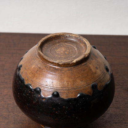 Seto ware Iron Glaze Jar