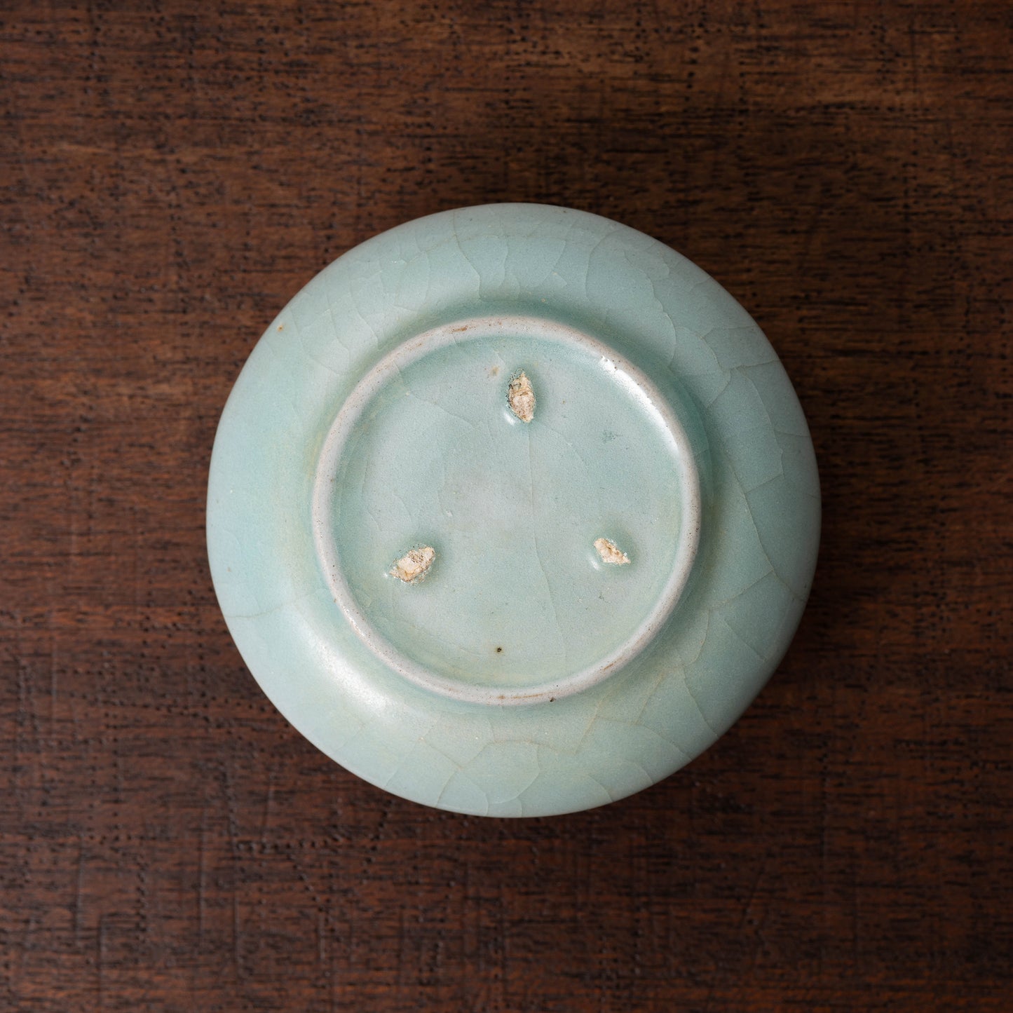 Goryeo Celadon Oil Pot with Carved Lotus Design