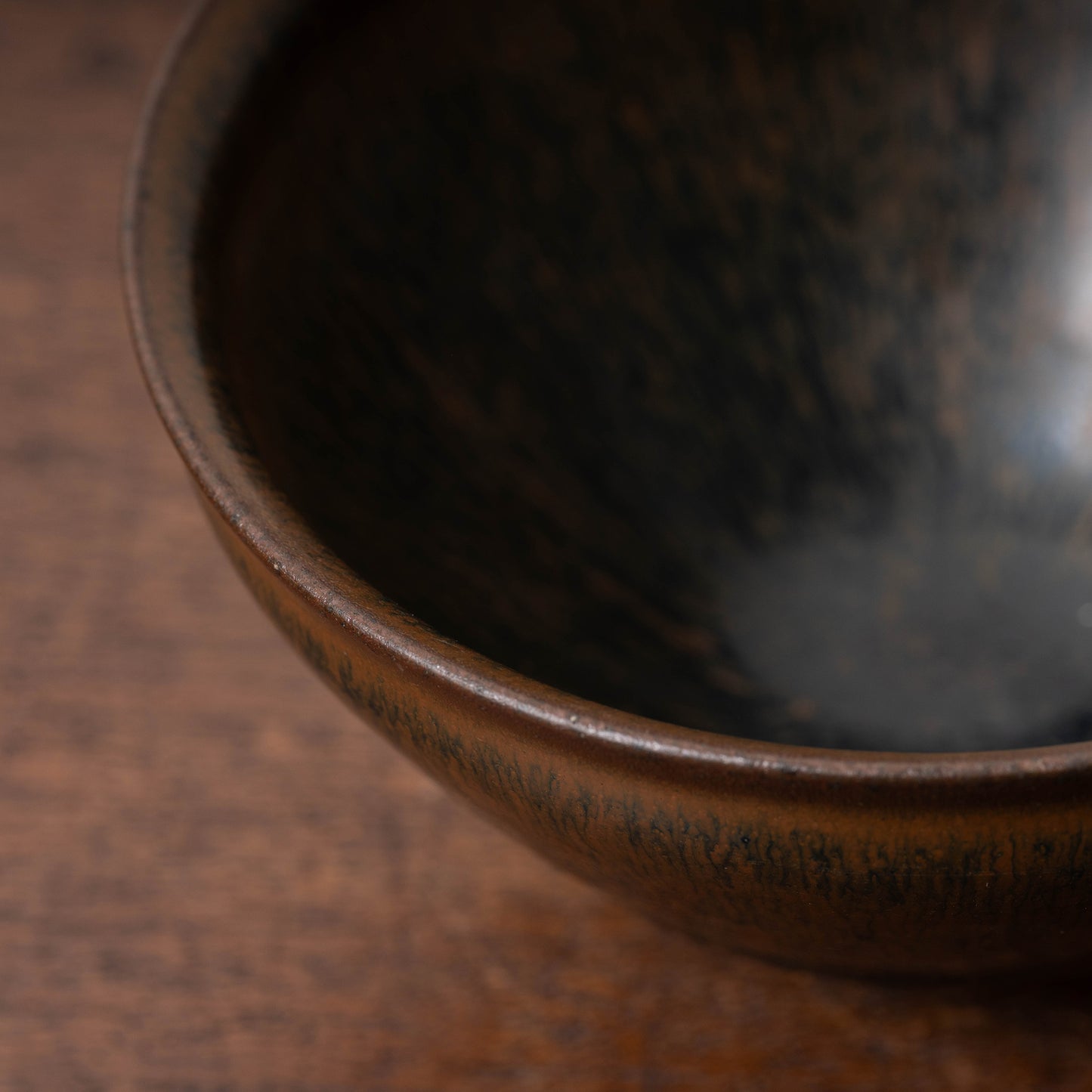 Southern Song Dynasty Tenmoku Tea Bowl with Hare’s-Fur Glaze