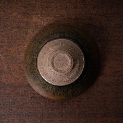 Southern Song Dynasty Tenmoku Tea Bowl with Hare’s-Fur Glaze