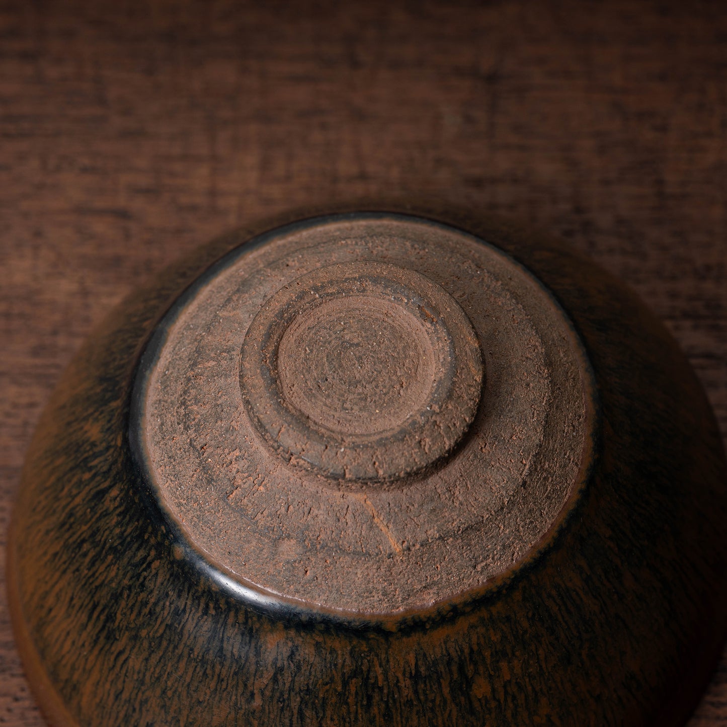 Southern Song Dynasty Tenmoku Tea Bowl with Hare’s-Fur Glaze