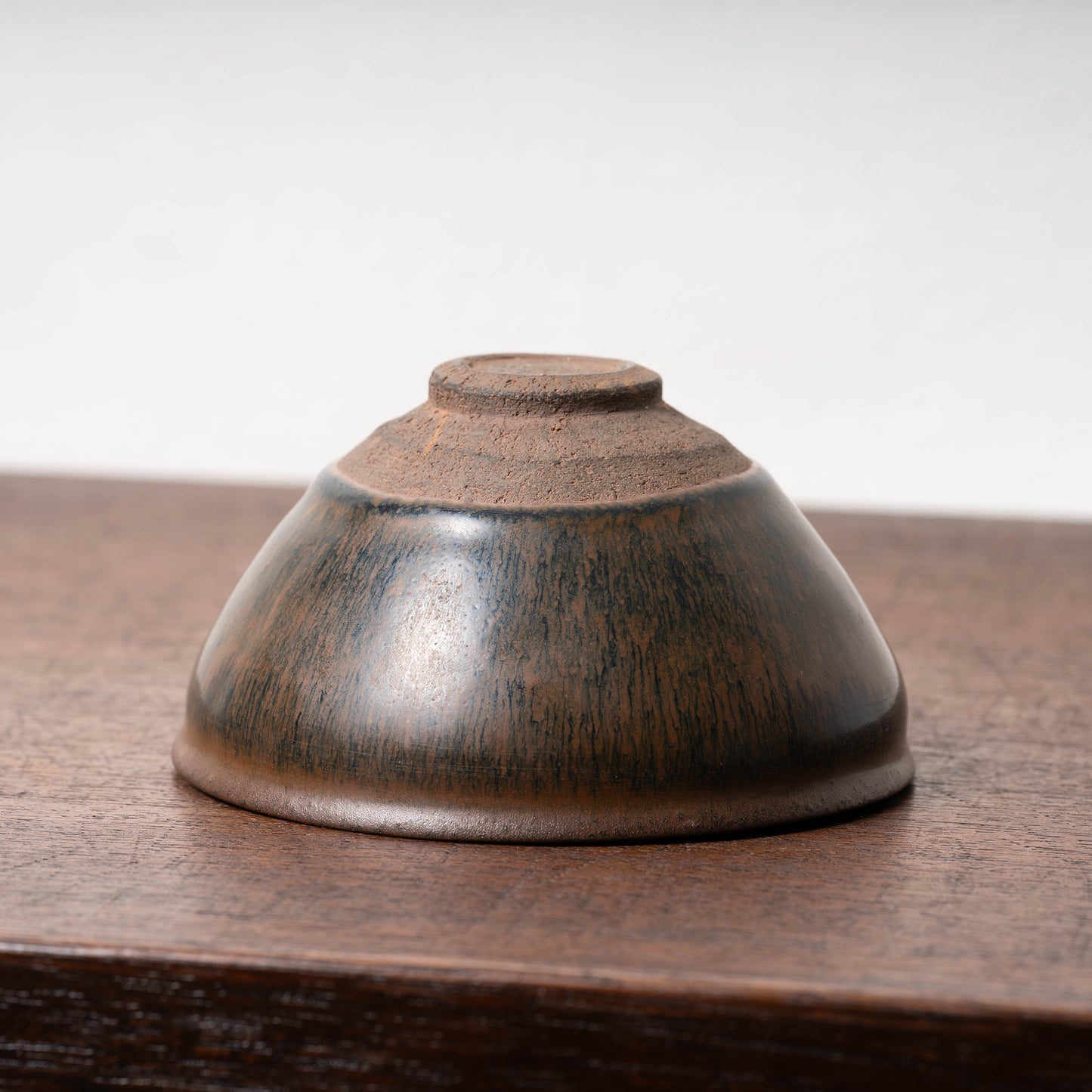 Southern Song Dynasty Tenmoku Tea Bowl with Hare’s-Fur Glaze