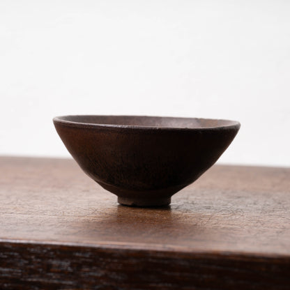 Southern Song Dynasty Jian ware Tenmoku Small Tea Bowl with Oil-Spot