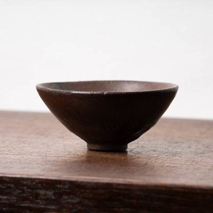 Southern Song Dynasty Jian ware Tenmoku Small Tea Bowl with Oil-Spot