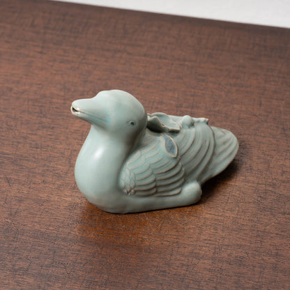 Goryeo Celadon Water Dropper in the form of a duck