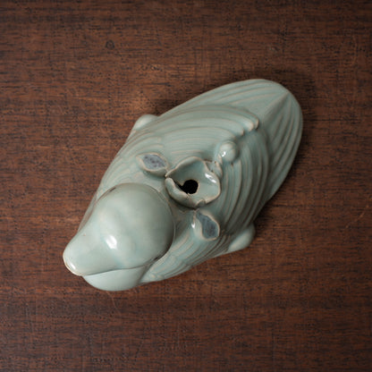 Goryeo Celadon Water Dropper in the form of a duck