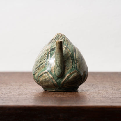 Goryeo Celadon Lotus Shape Water Dropper with Knead Design