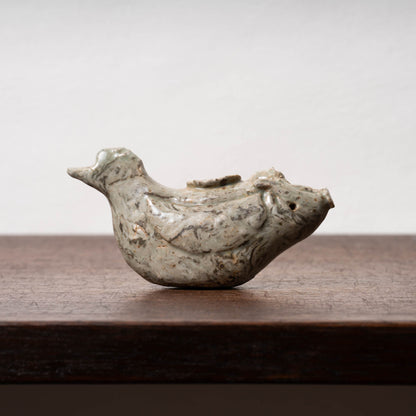 高麗 青磁絞胎魚形水滴