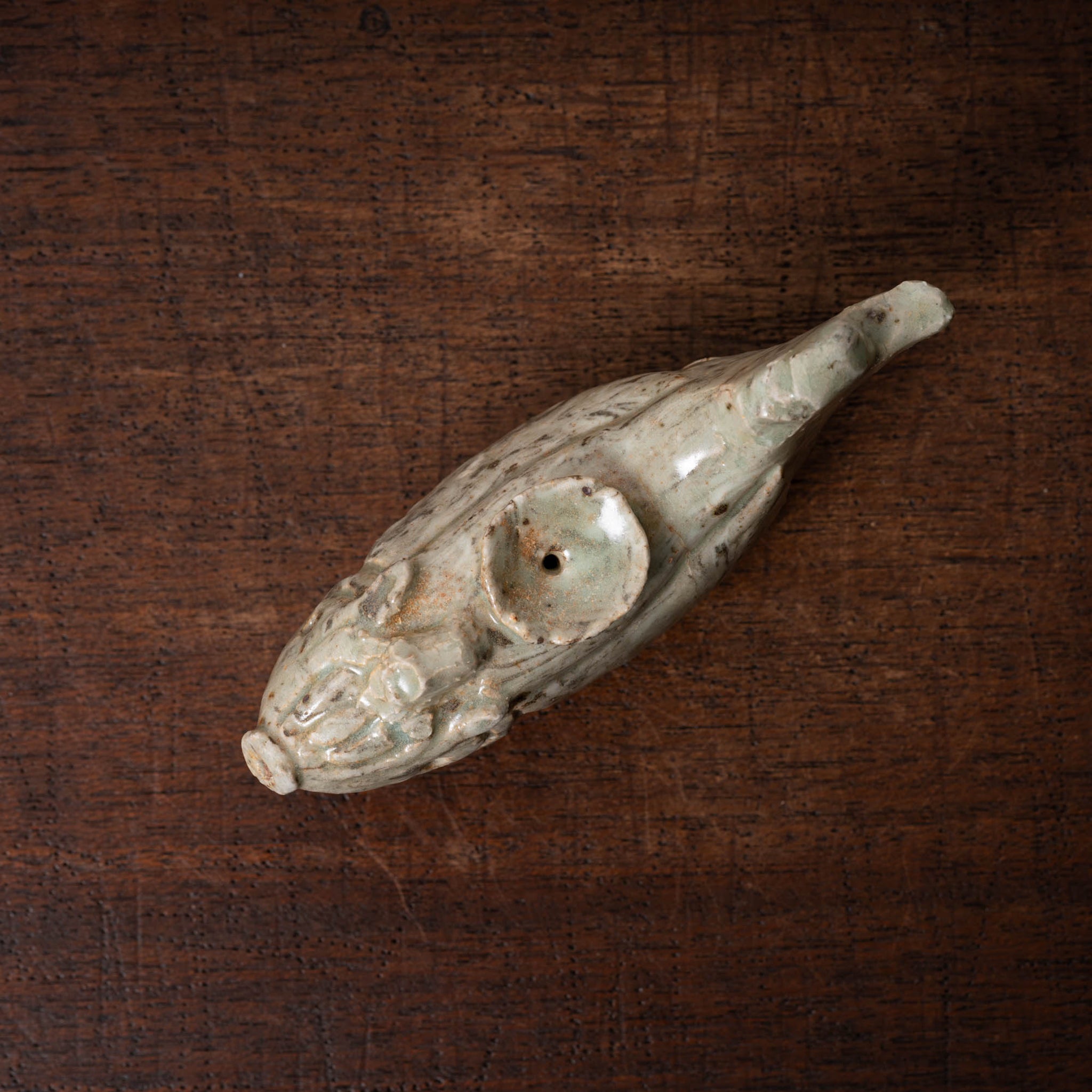 高麗 青磁絞胎魚形水滴 – 燦禾 SANKA