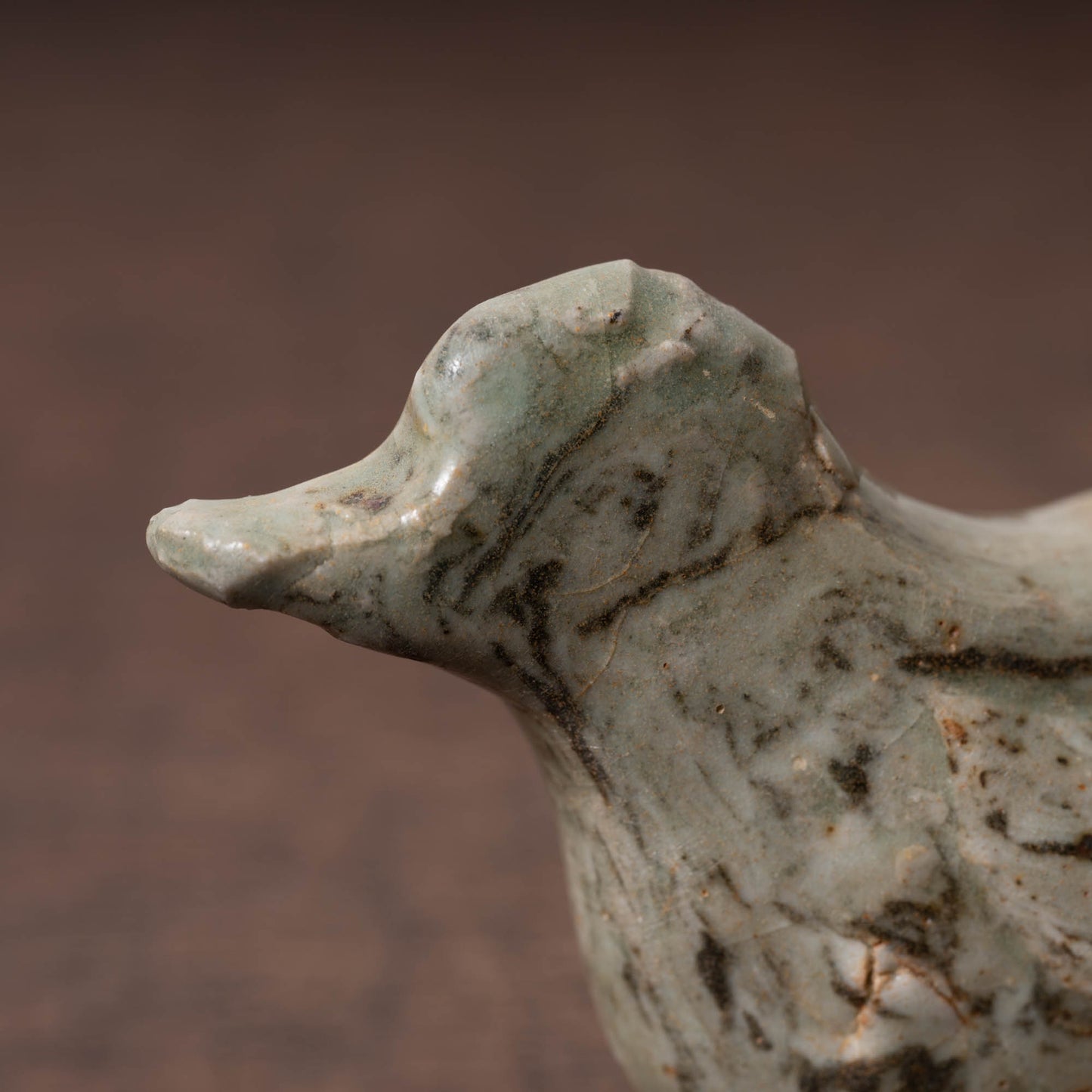 高麗 青磁絞胎魚形水滴