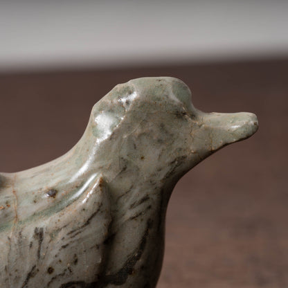 高麗 青磁絞胎魚形水滴