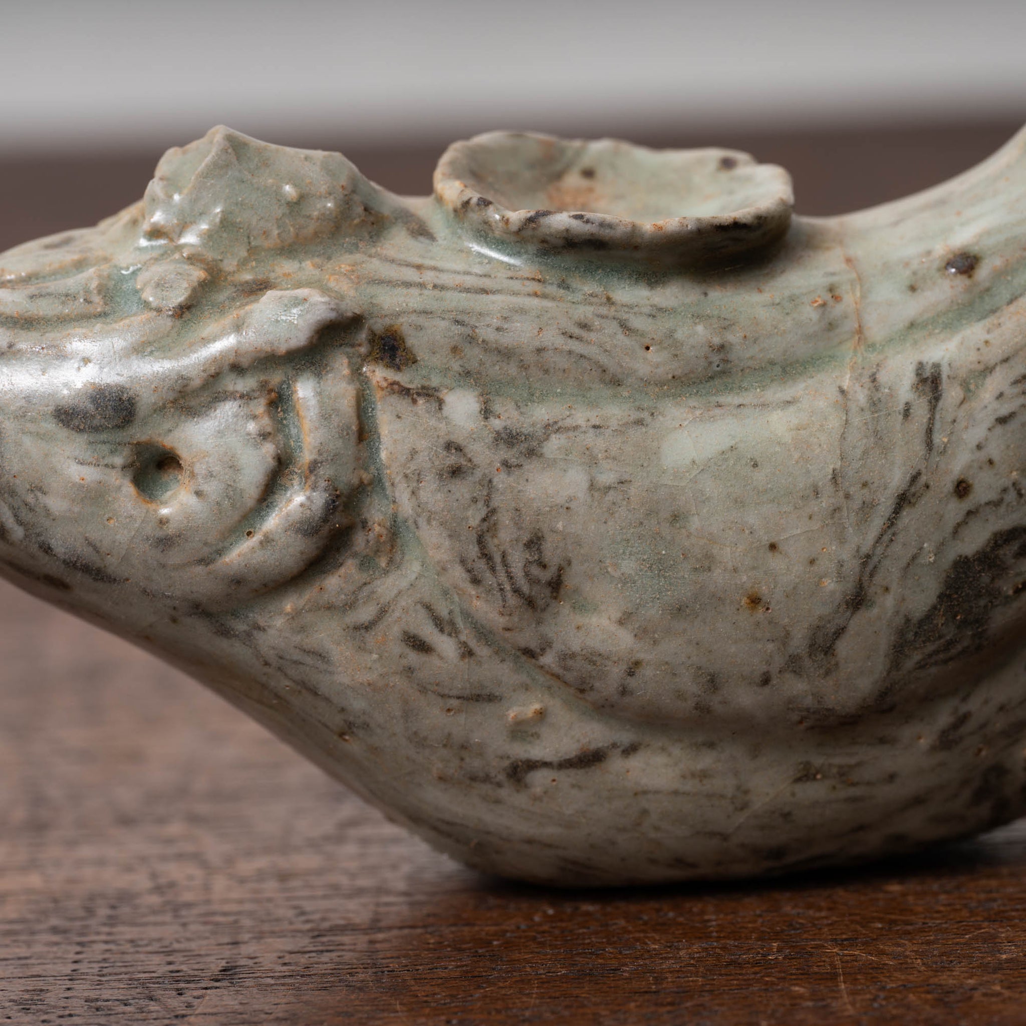 高麗 青磁絞胎魚形水滴 – 燦禾 SANKA