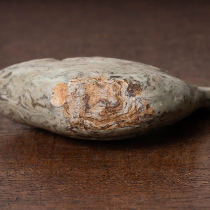 高麗 青磁絞胎魚形水滴