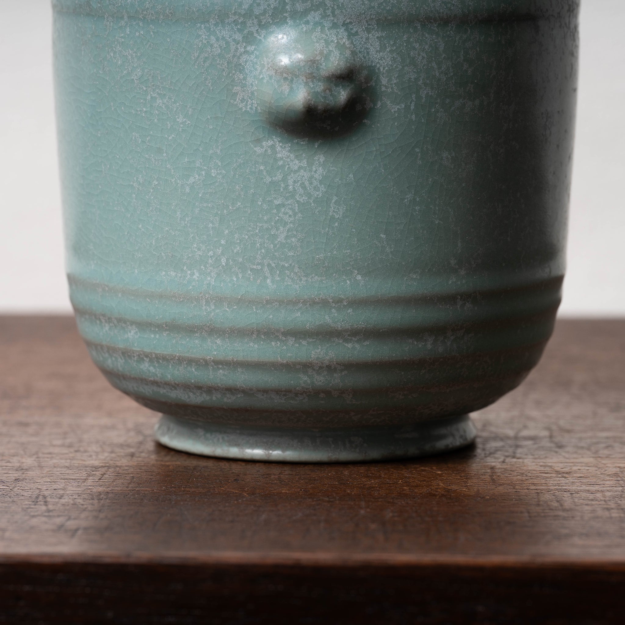 北宋 汝窯青磁獣耳稜花口壺 – 燦禾 SANKA