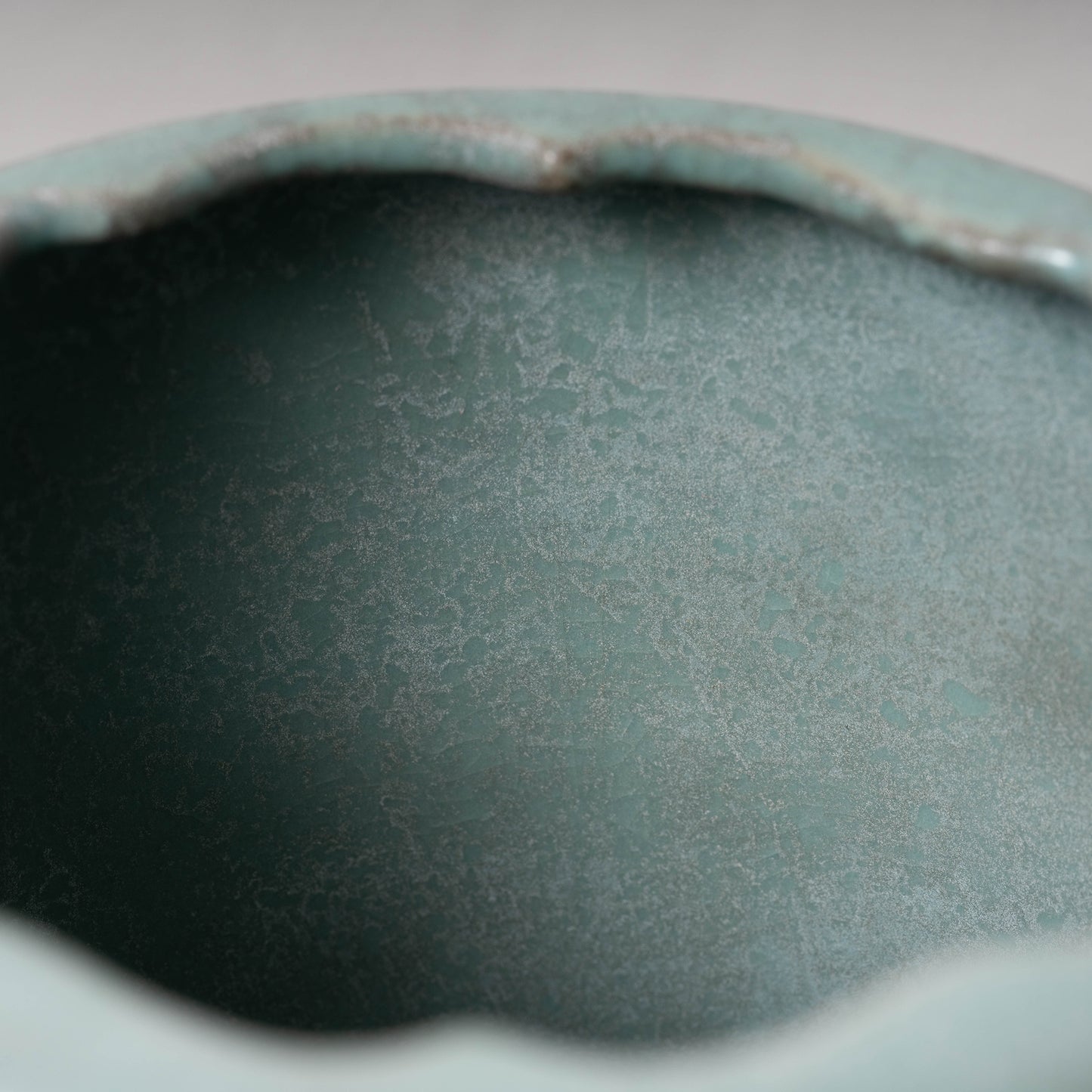 Northern Song Dynasty Ru ware Celadon Jar with Flower Rim and Animal Design